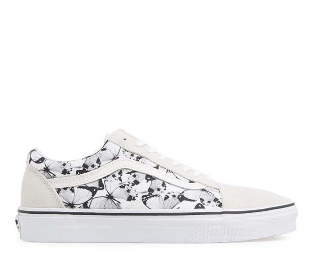 FURGONETAS | OLD SKOOL (MARIPOSA) BLANCO VERDADERO | NEGRO